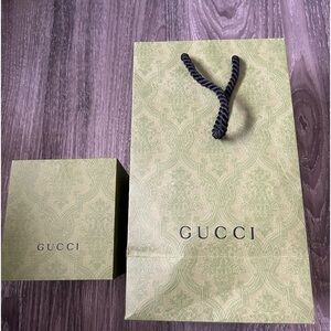 Real Gucci boxes left on a shopping spree.